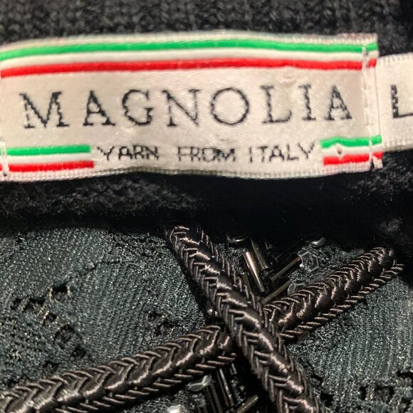 VINTAGE MAGNOLIA KNIT BEADED WOOL SWEATERS SIZE L - Picture 8 of 8